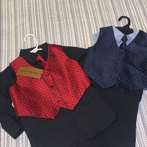 Good DEAL! Andrew Fezza 4 piece suit X 2!